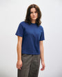 Heavy Ribbed T-shirt Royal Blue
