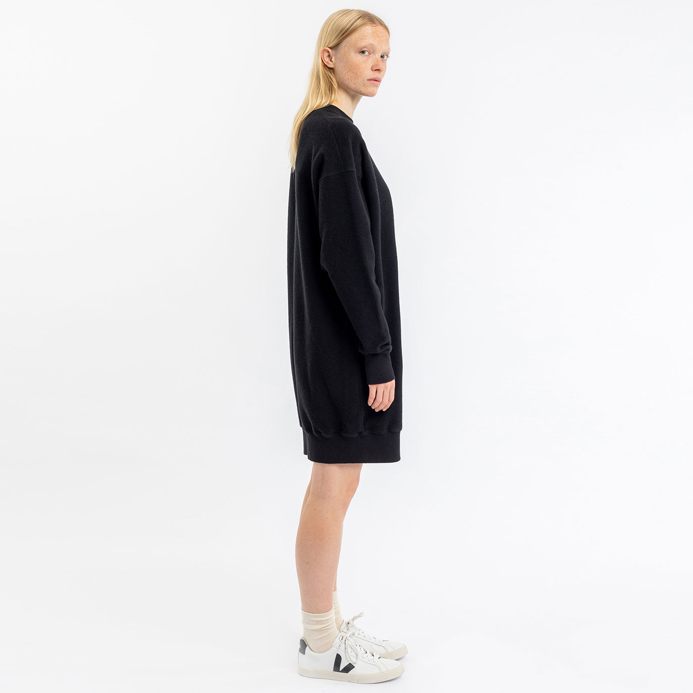 Sweatshirt Dress Black - ROTHOLZ