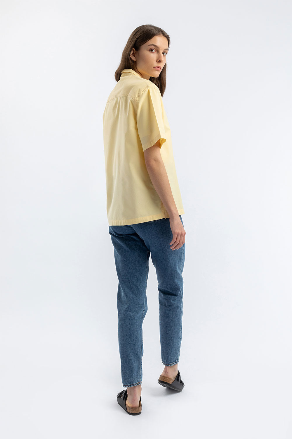 Bowling Shirt Organic Unisex Lemon Yellow - ROTHOLZ