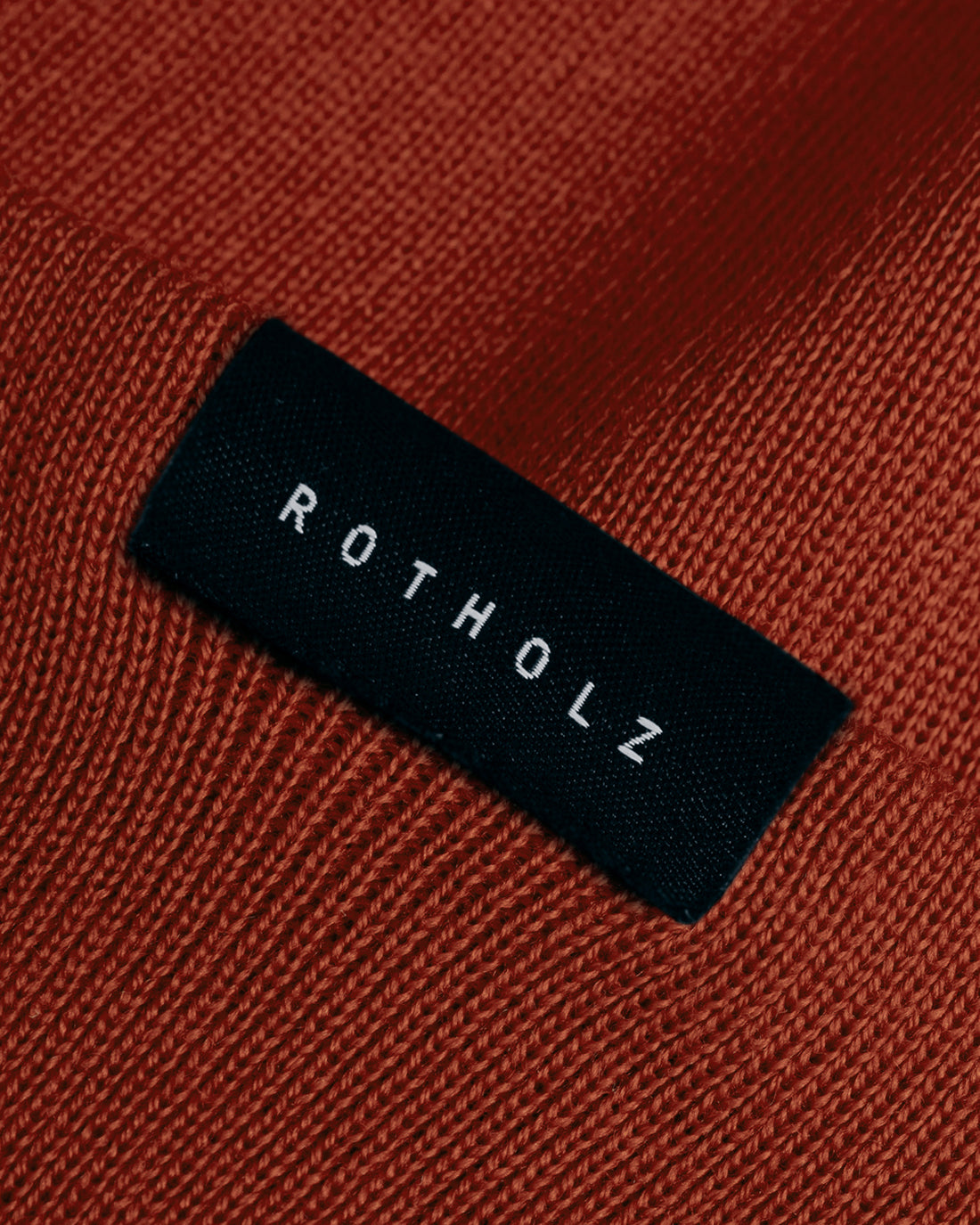 Classic Fine Knit Merino Wool Beanie Warm Red