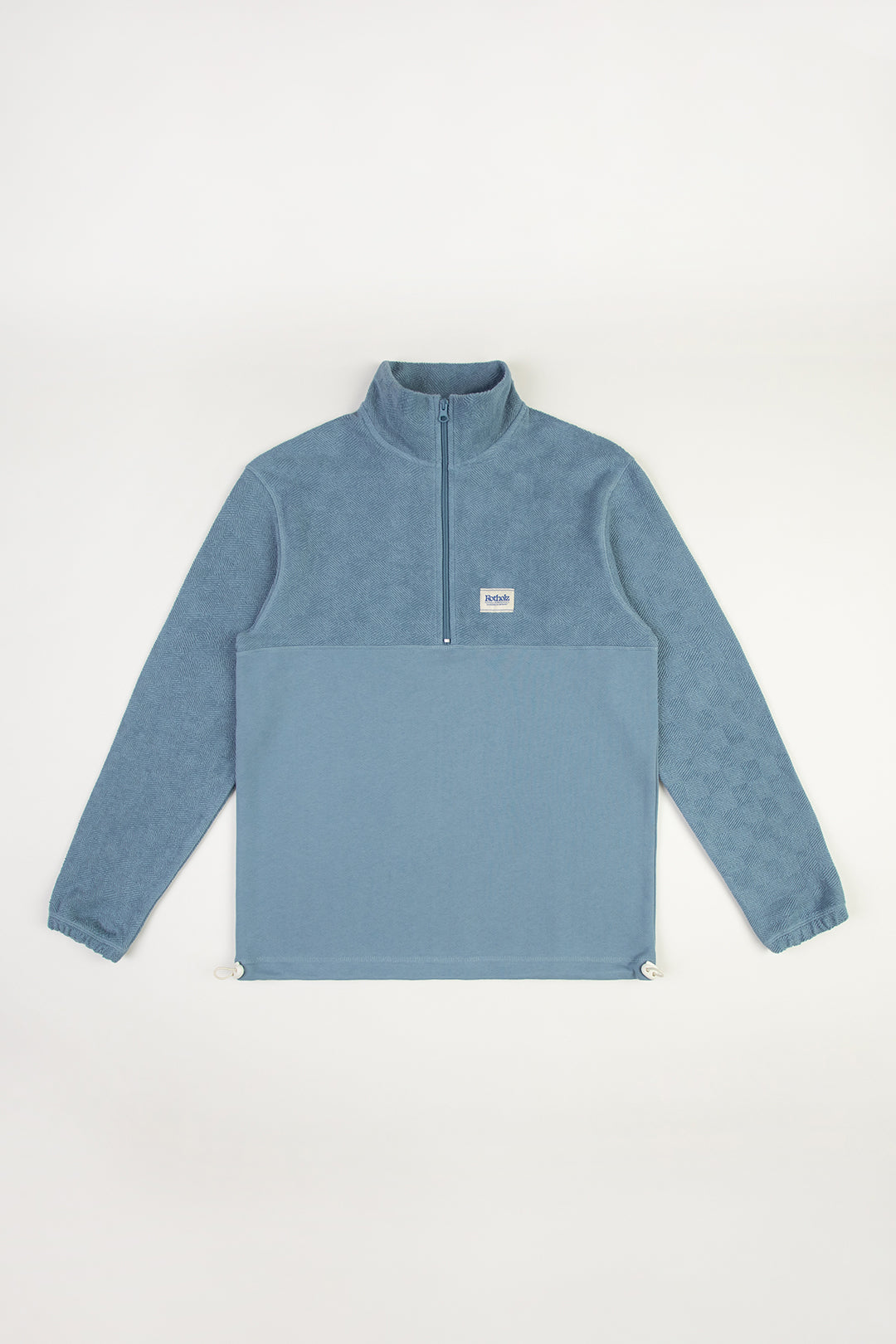 Divided Sweatshirt Stone Blue - ROTHOLZ