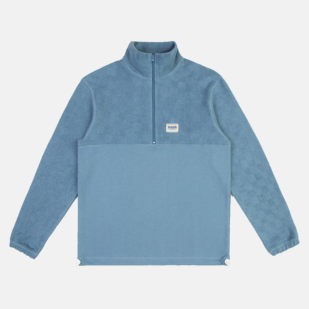 Divided Sweatshirt Stone Blue - ROTHOLZ