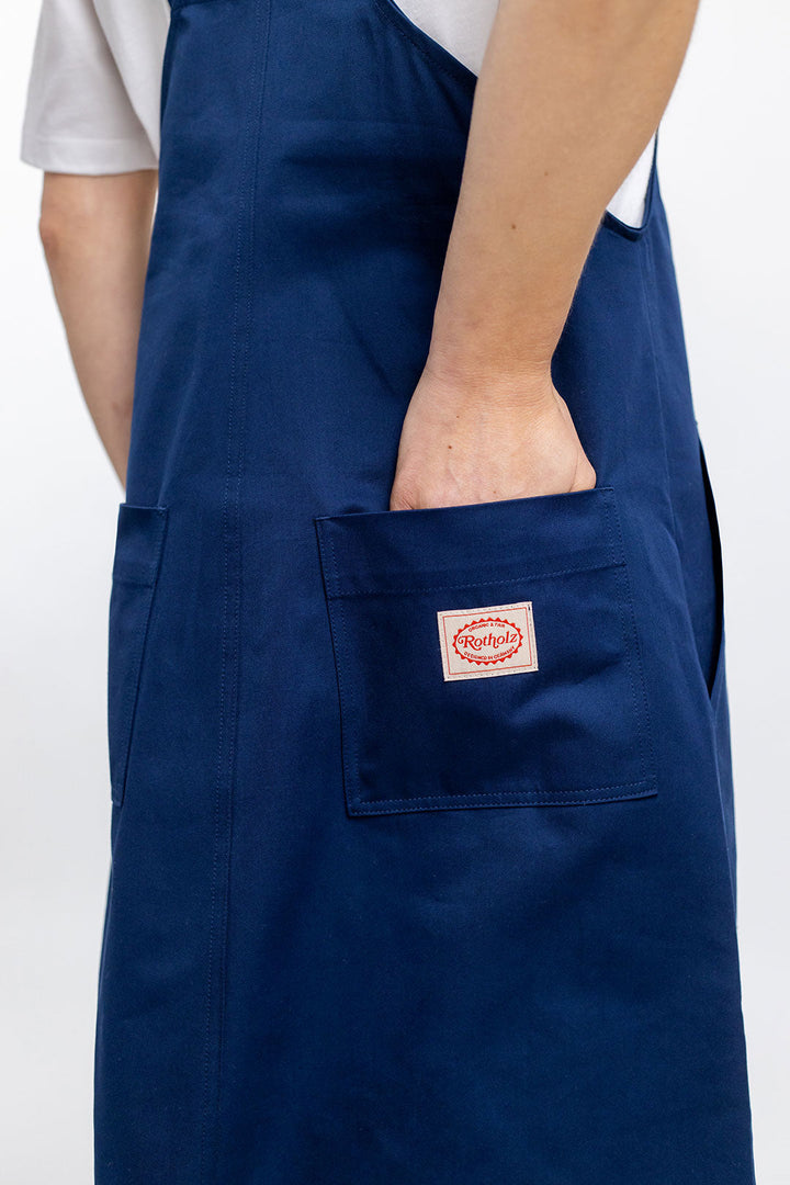 Dungarees Ekologisk Bomull Marinblå - ROTHOLZ