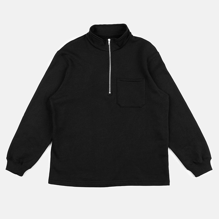 Half Zip Sweatshirt Black - ROTHOLZ