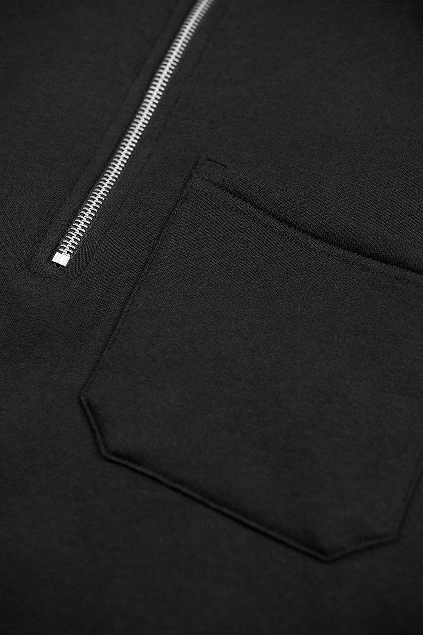 Half Zip Sweatshirt Black - ROTHOLZ
