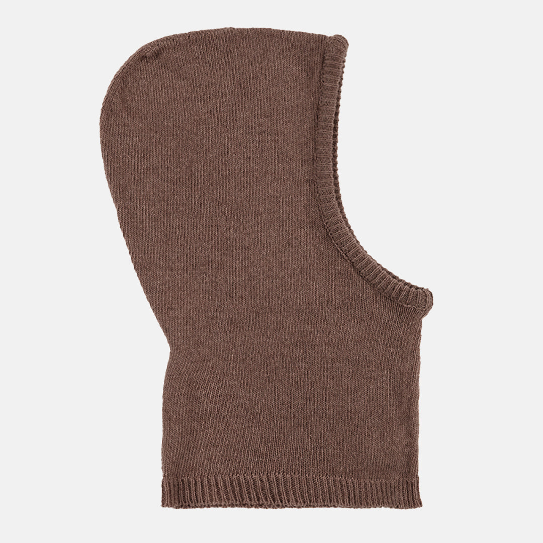 Balaklava Mörkbrun Återvunnen Ull - ROTHOLZ