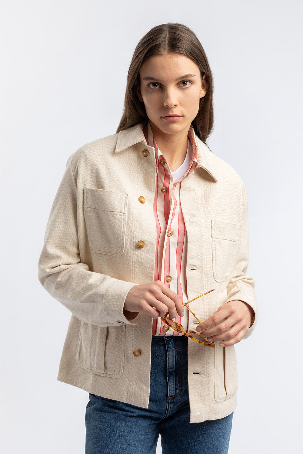 Safari Jacket Natural - ROTHOLZ