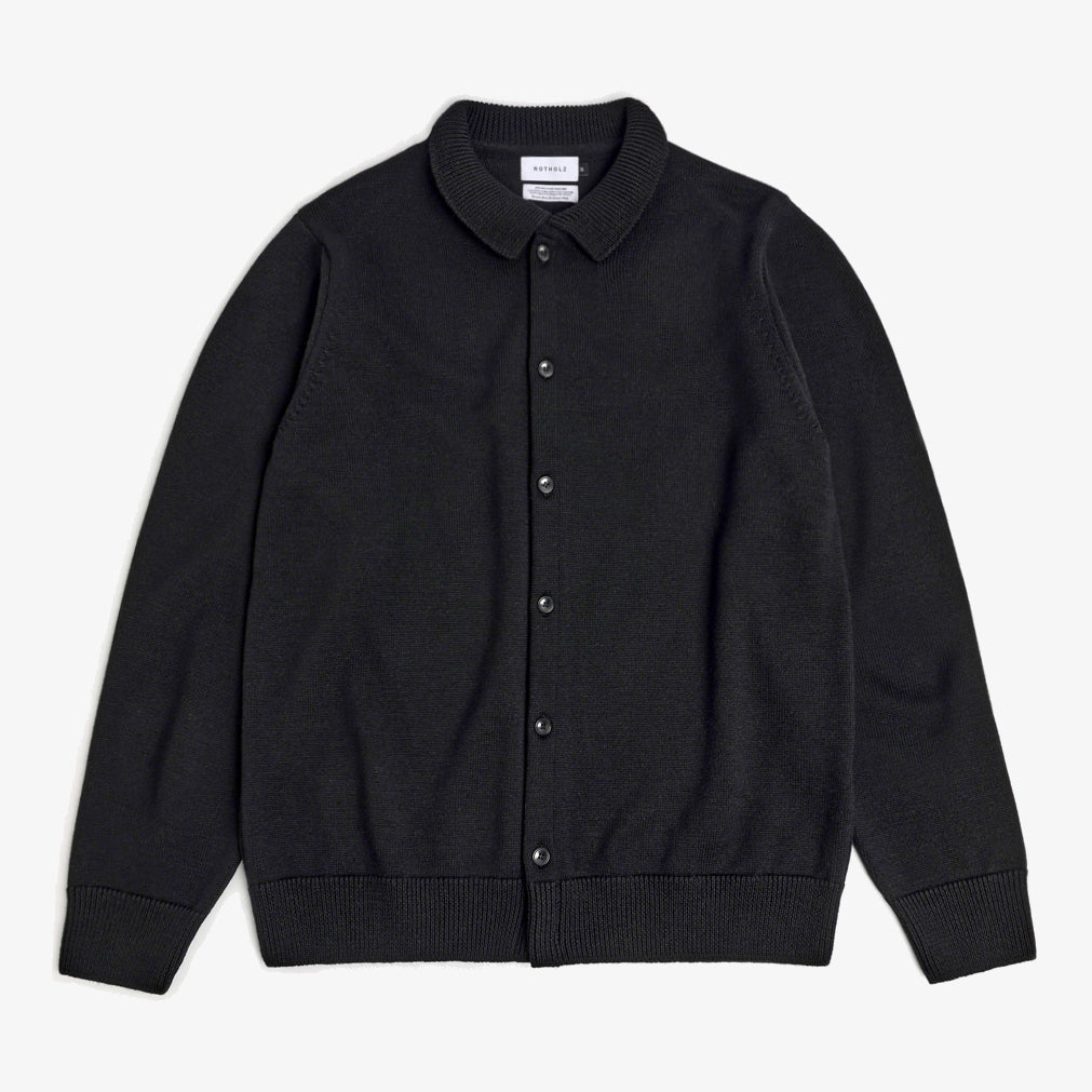 Merino Wool Shirt True Black