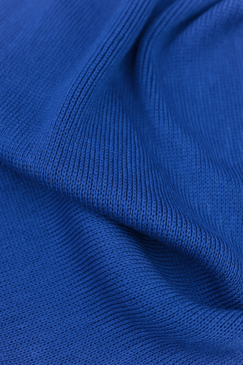Merino Fine Knit Scarf Cobalt Blue - ROTHOLZ