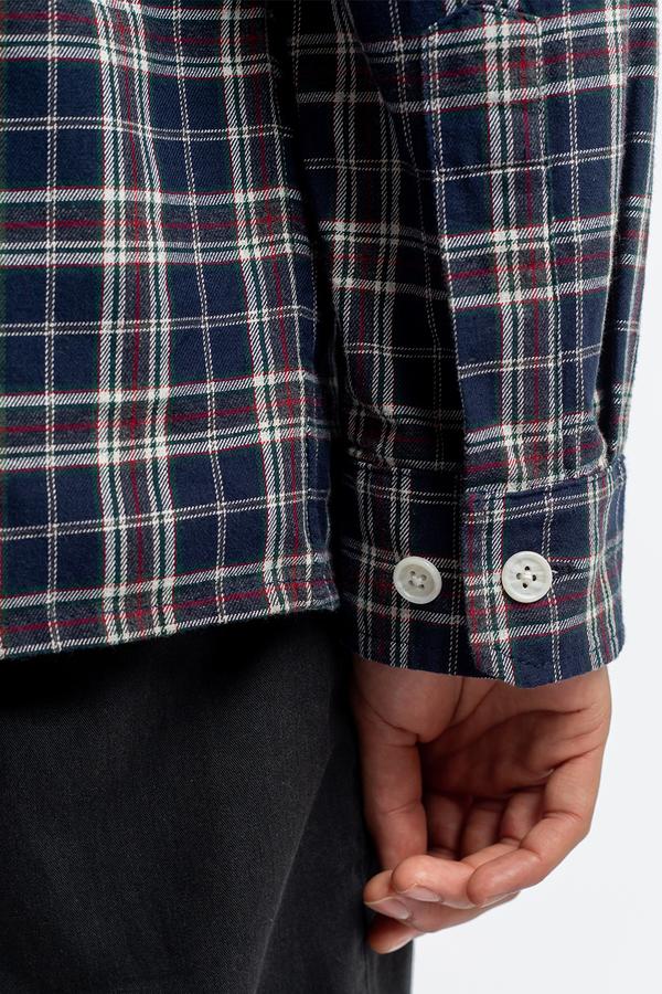 Overshirt Check Navy - ROTHOLZ