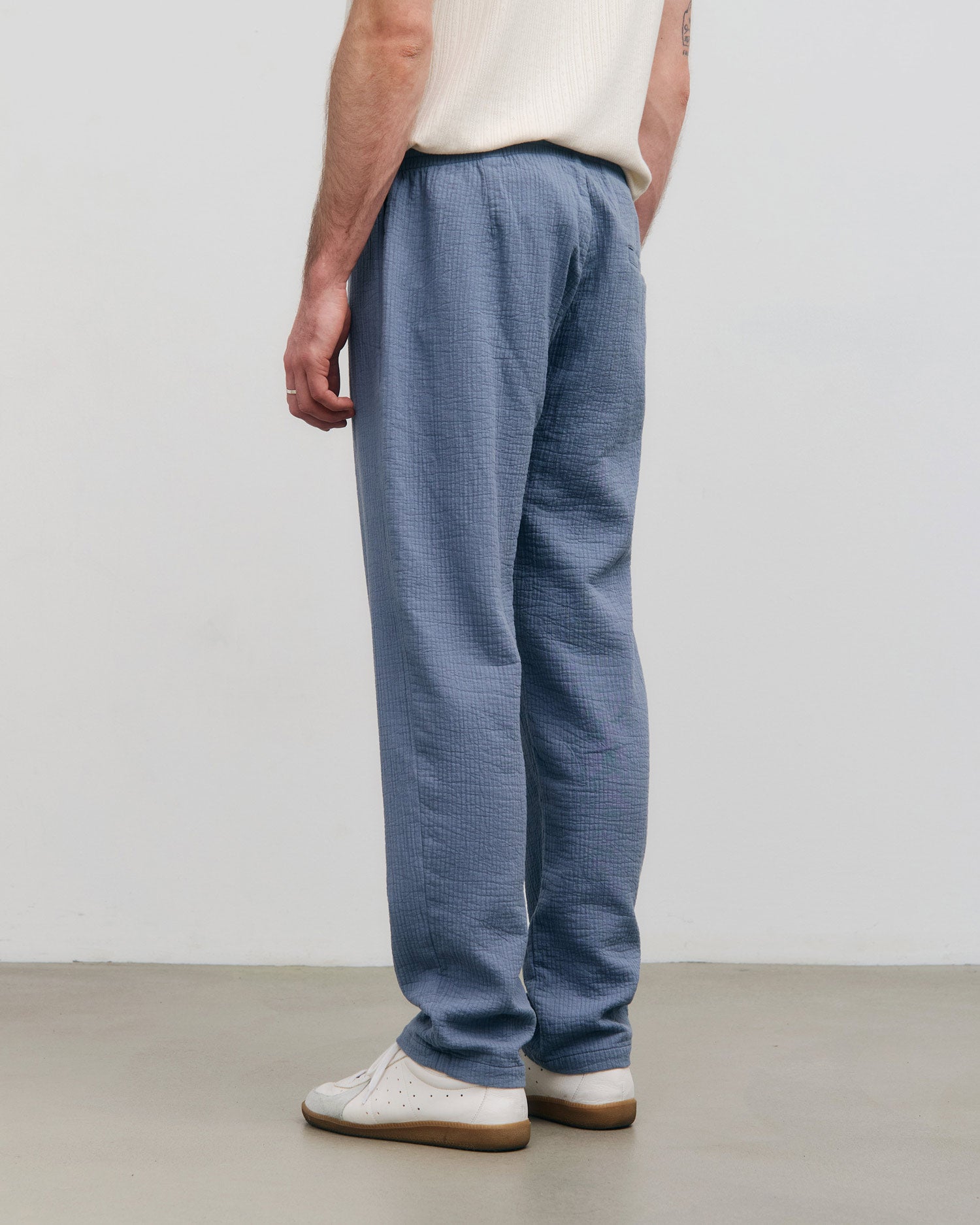 Relaxed Pants Stone Blue