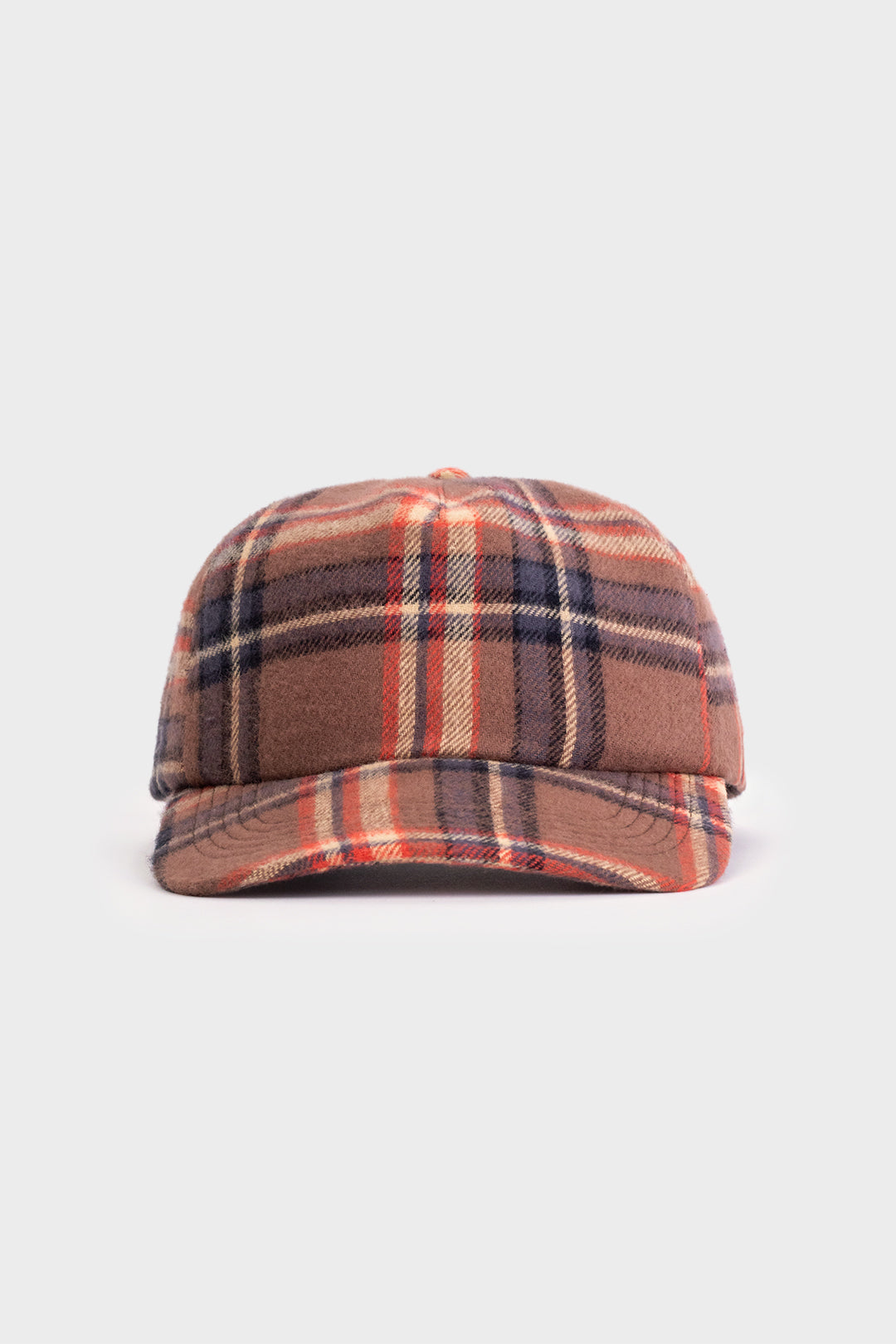 Flannel Floppy Cap Red/Brown Check - ROTHOLZ