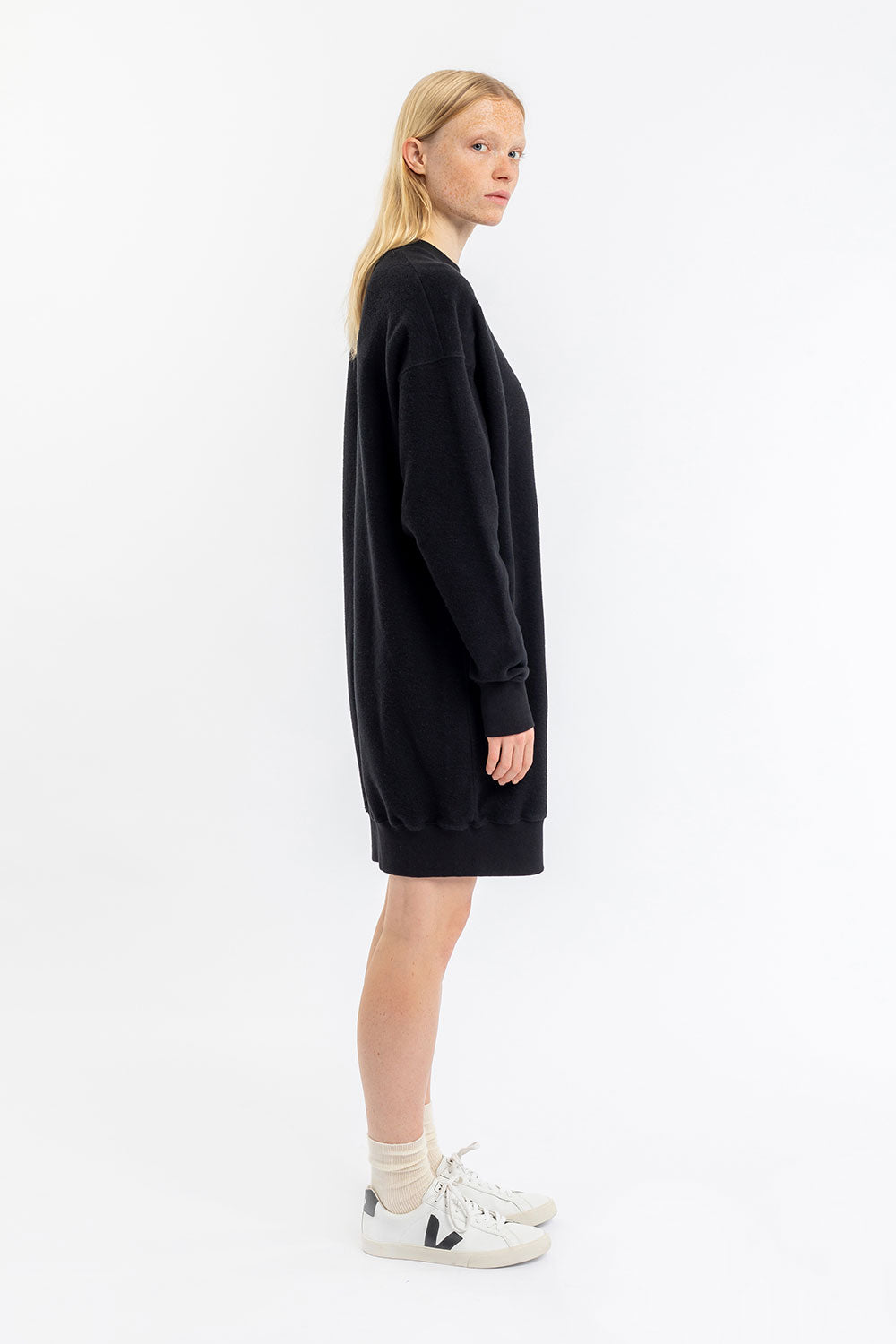 Sweatshirt Dress Black - ROTHOLZ