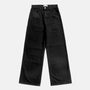 Flared Leg Jeans Organic Cotton Black