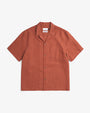 Bowling Kortärmad Unisex Skjorta Dusty Red