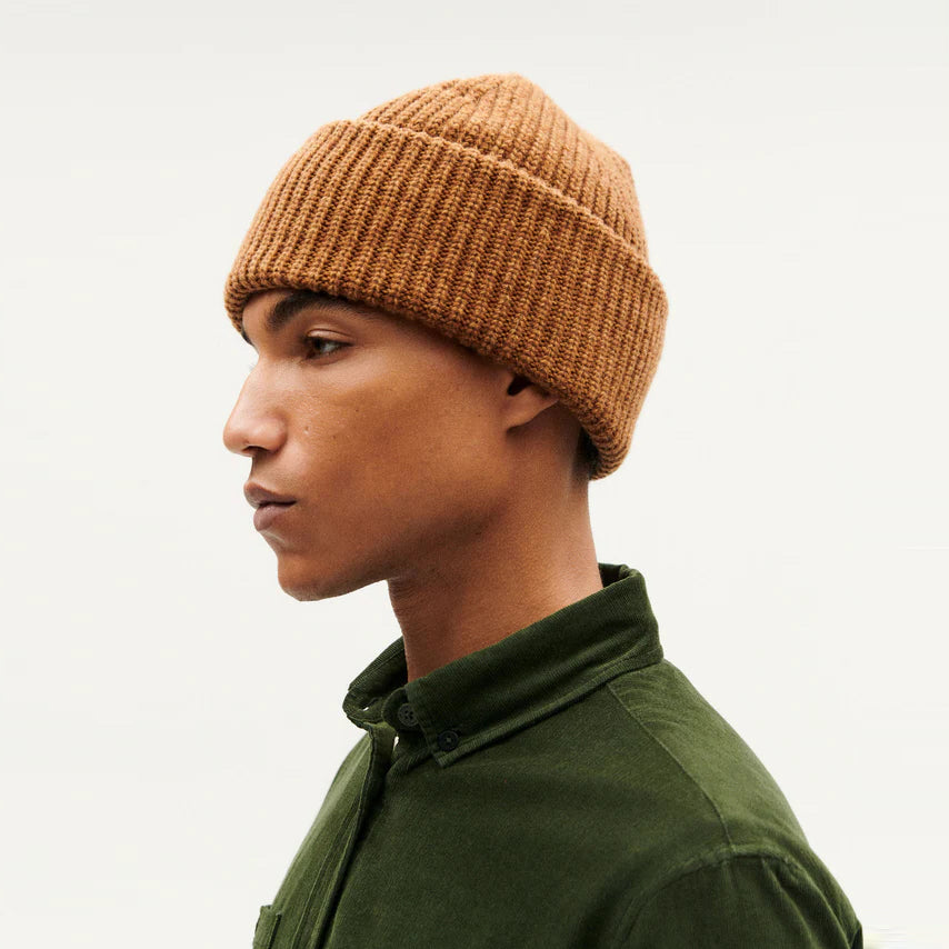 Ruby Wool Beanie Brown