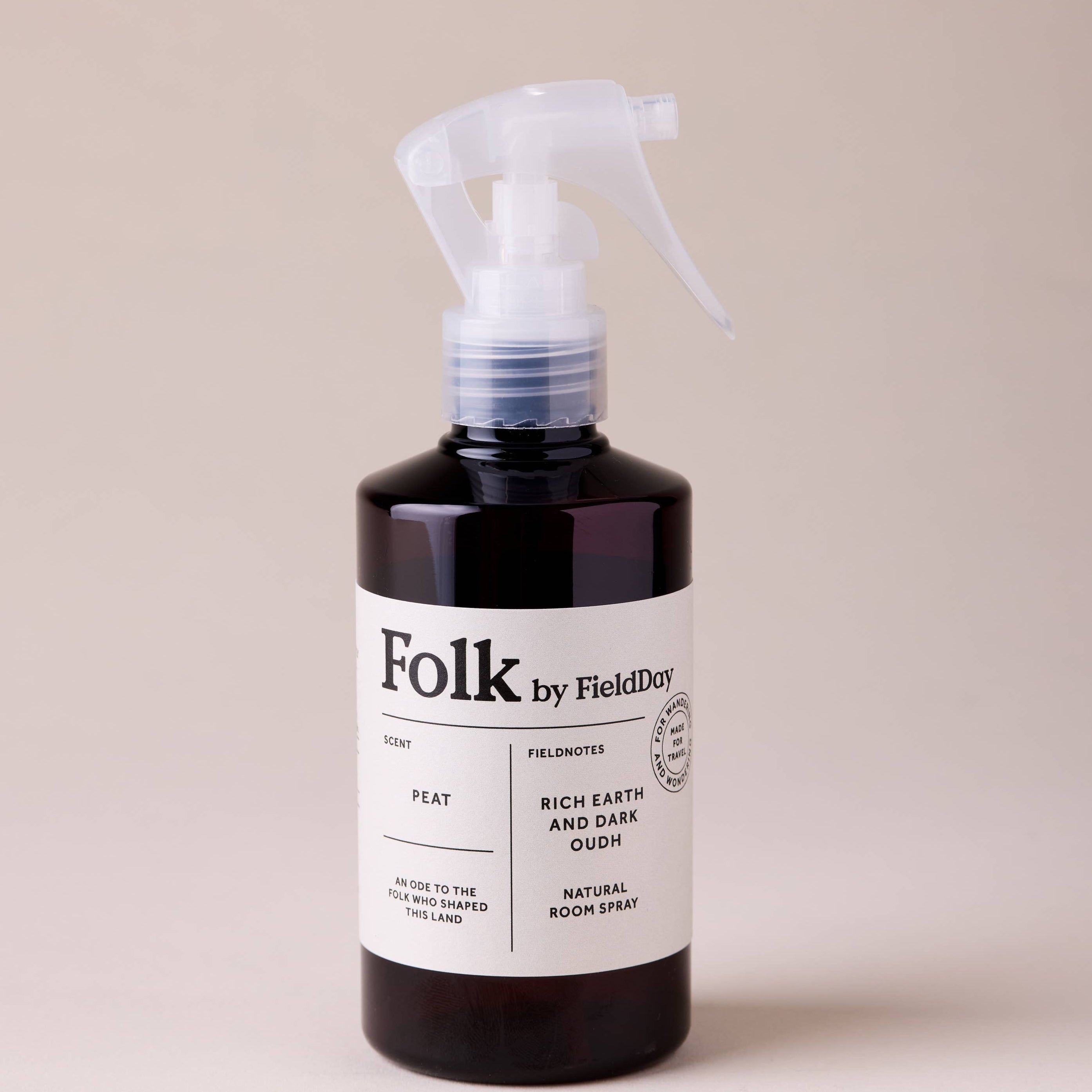 Rumsspray PEAT 200ml - Torv & Mörk Oud