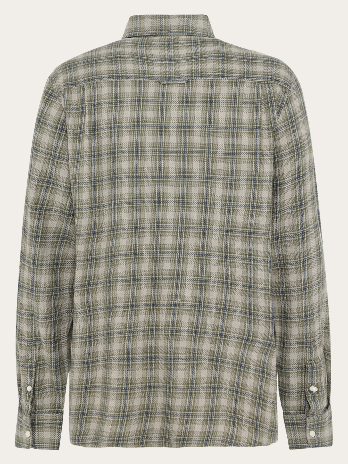 Loose Check Shirt Beige