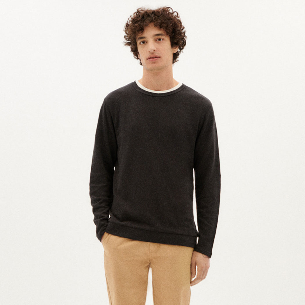 Hampa Långärmad T-shirt Svart - THINKING MU