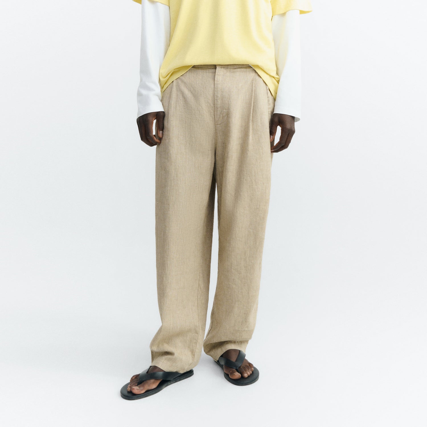 Sigurd Ecru Hemp Pants