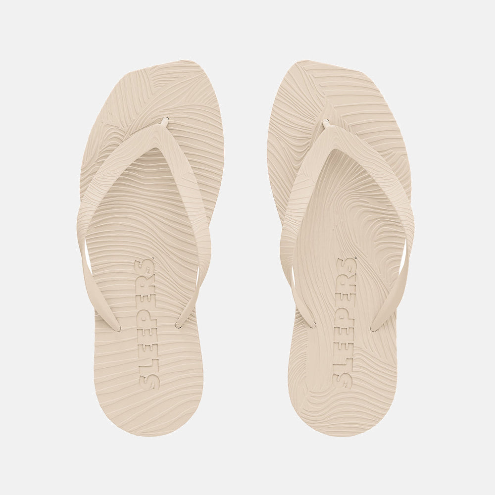Flip Flop Tapered Platform Women's Eggnog - SLEEPERS