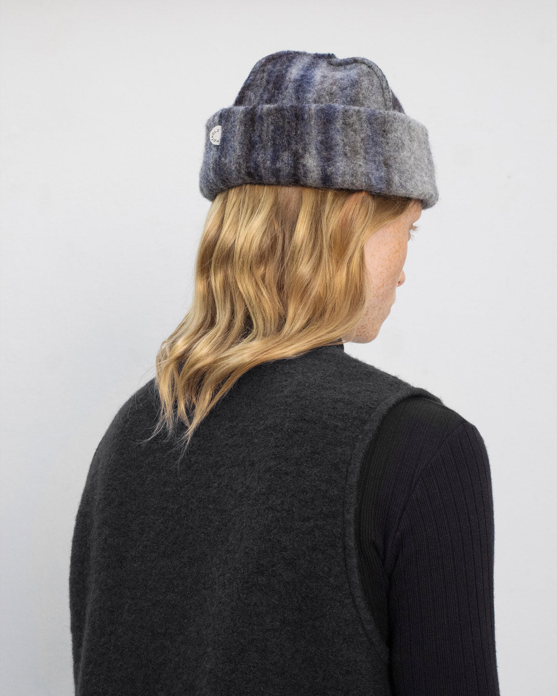 Vest Organic Wool Black