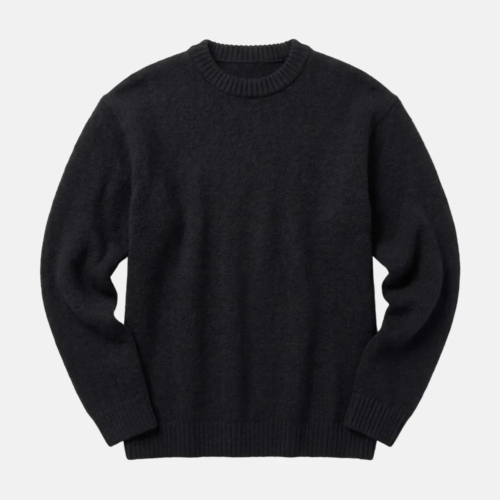Soufflé Yarn Sweater Black Jet
