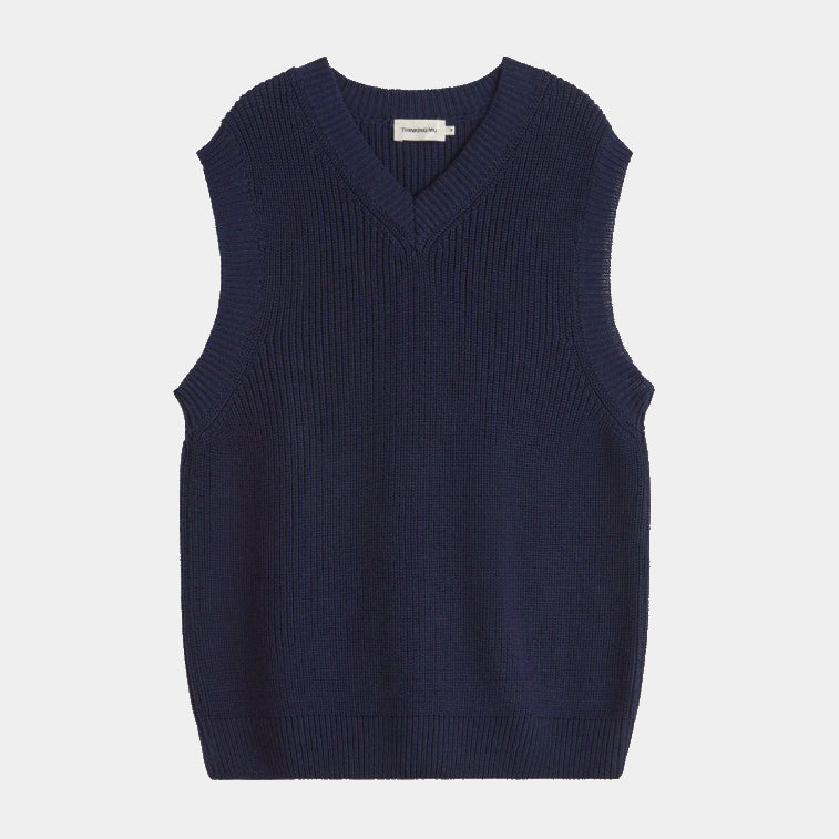 Oliver Knit Vest Navy
