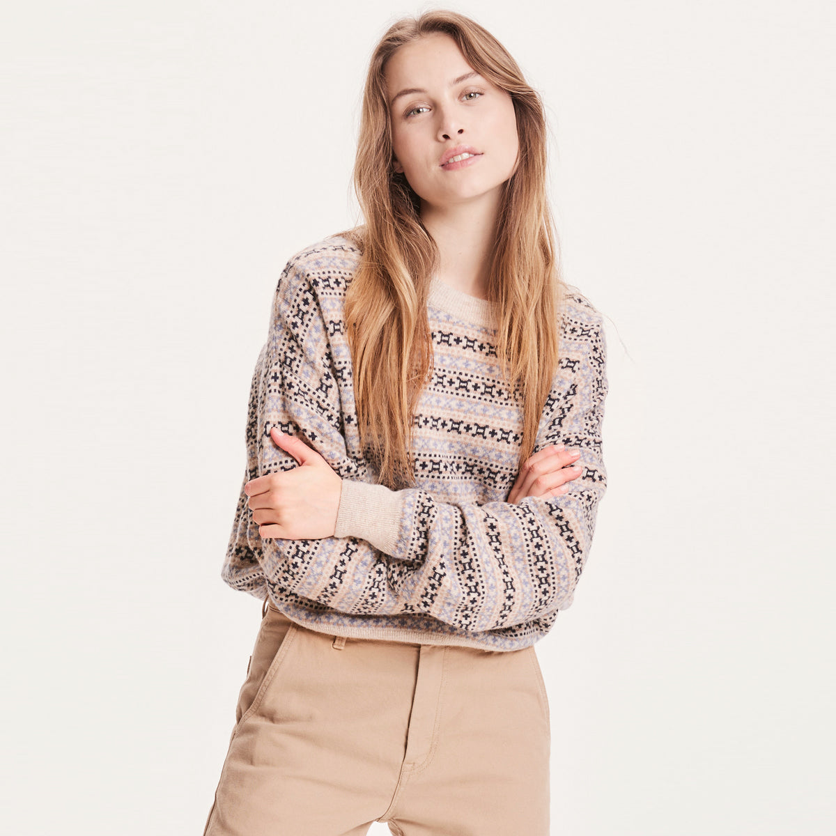 Myrthe Ekologisk Lammullströja - KNOWLEDGE COTTON APPAREL