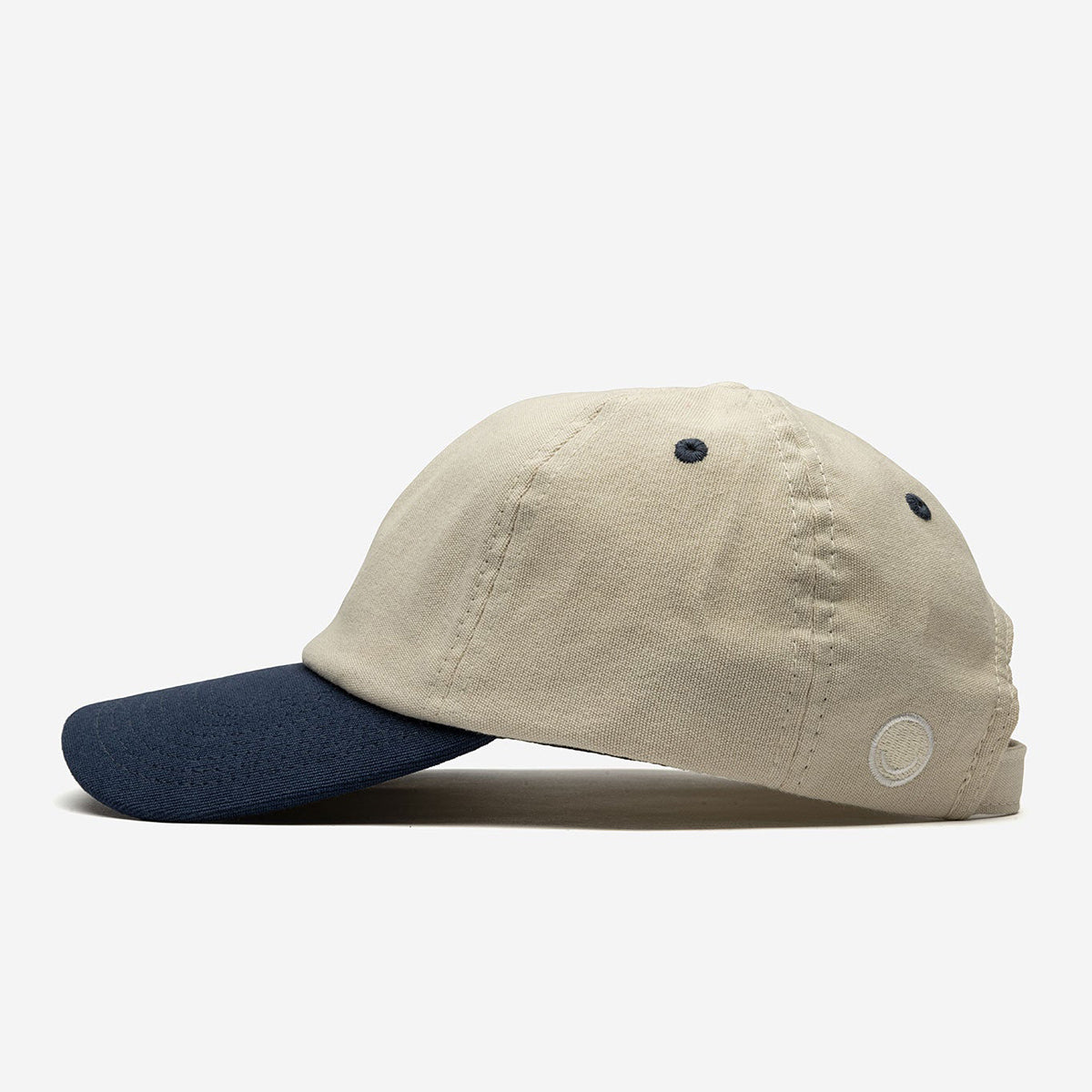 Ekologisk Keps 105 Uniform Oyster & Navy - STIKSEN