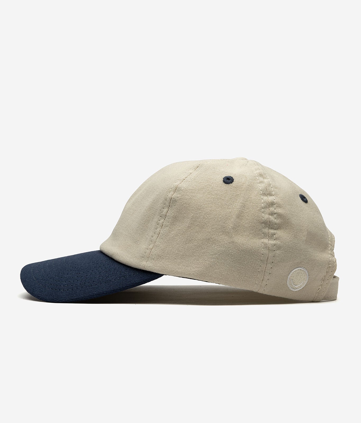 Ekologisk Keps 105 Uniform Oyster & Navy - STIKSEN