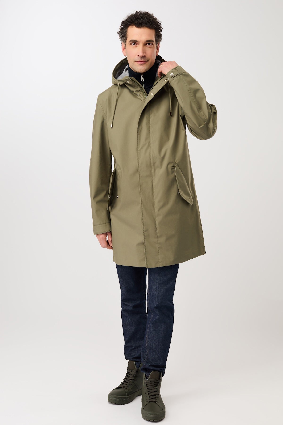Darkin All-Weather Parka Stone Moss
