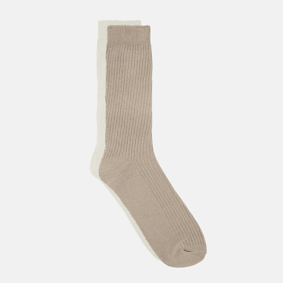 2-pack Ekologiska Strumpor Feather Gray - KNOWLEDGE COTTON APPAREL