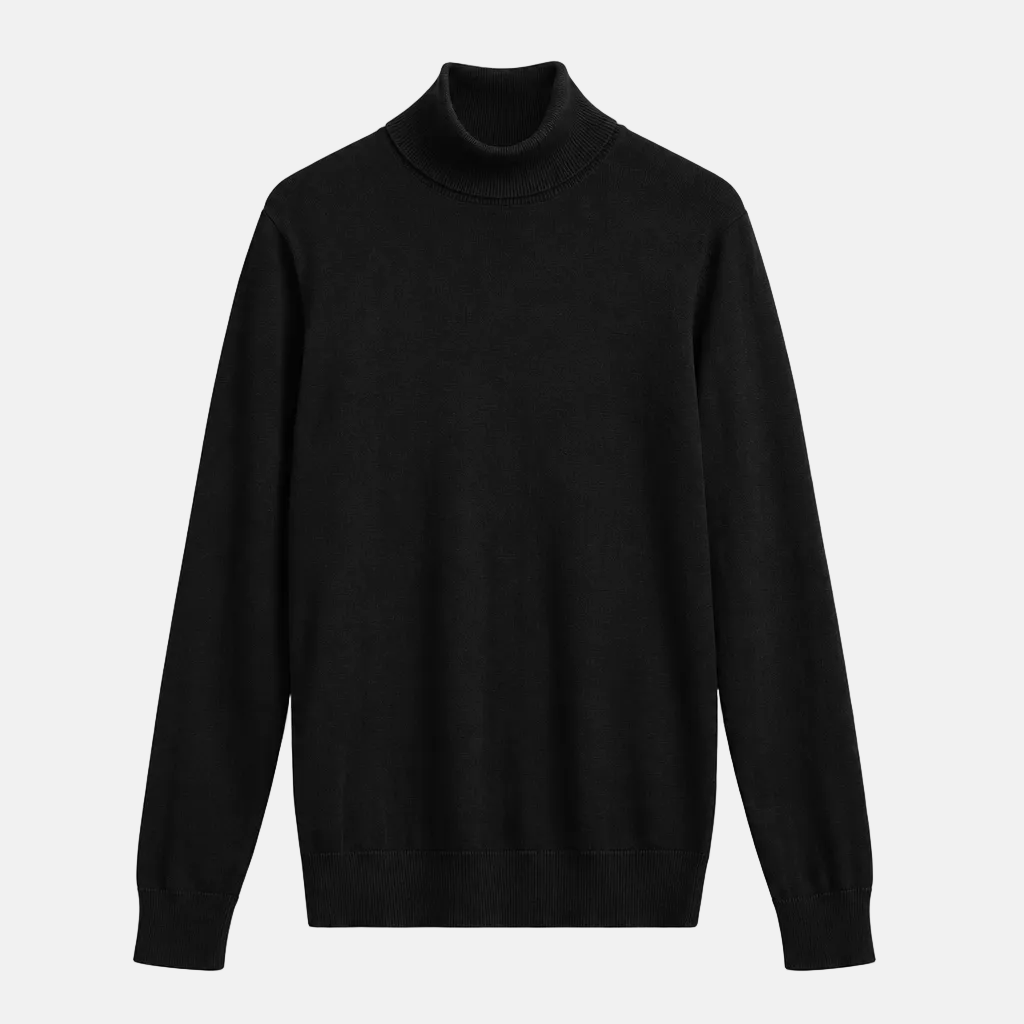 Turtleneck Kanja Organic Cotton Black