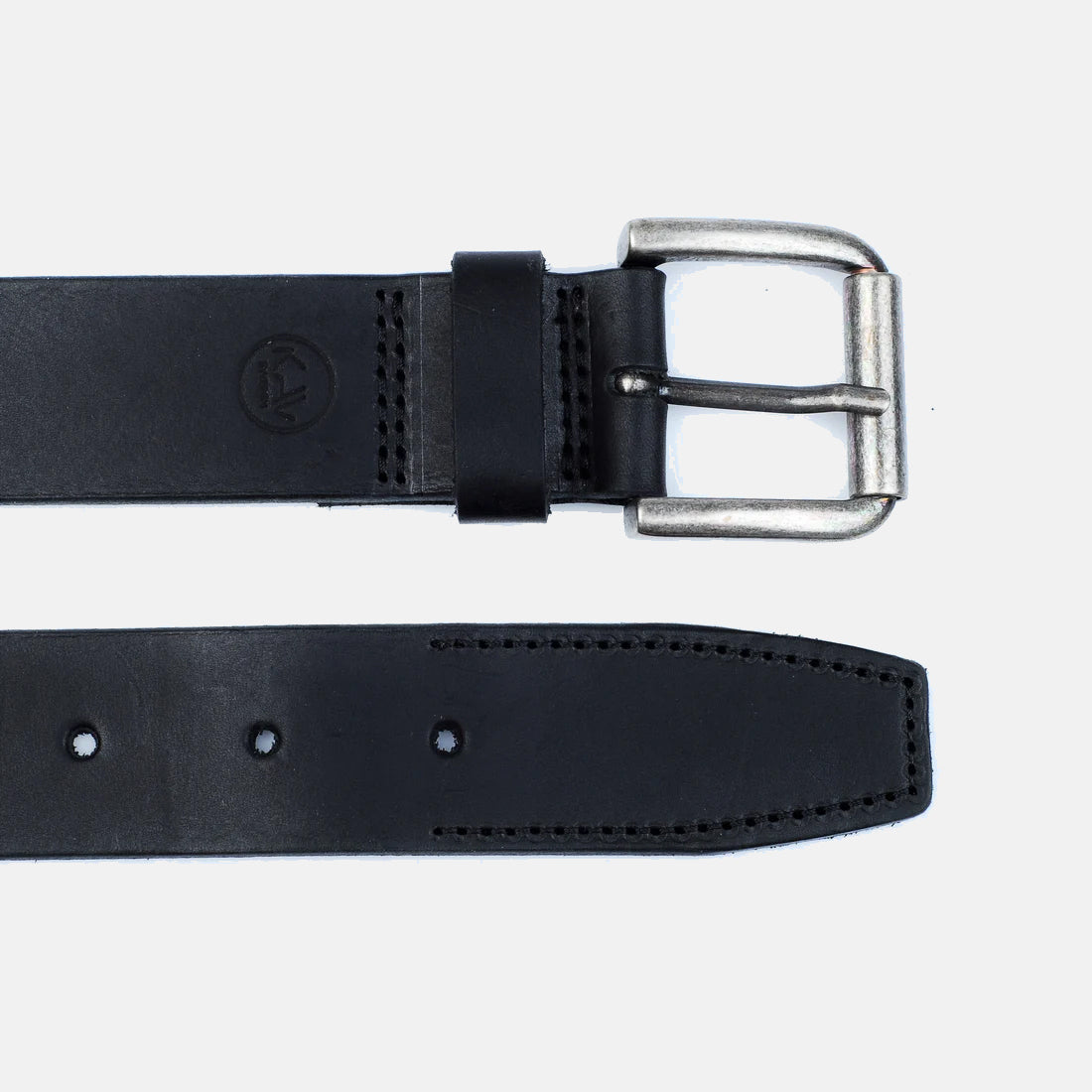 Skärp Vegetabiliskt Garvat Skinn Callister 3.8cm Svart