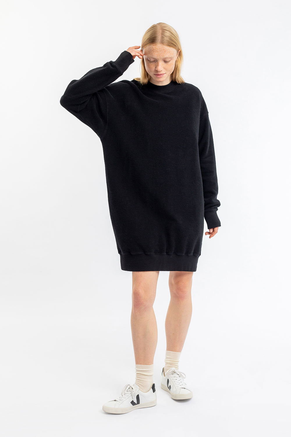 Sweatshirt Dress Black - ROTHOLZ