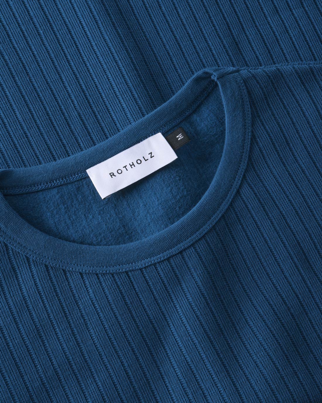Heavy Ribbed T-shirt Royal Blue