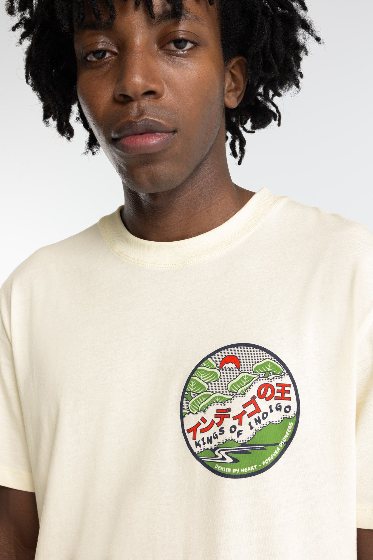 T-shirt Herr Penda Cloud Dancer