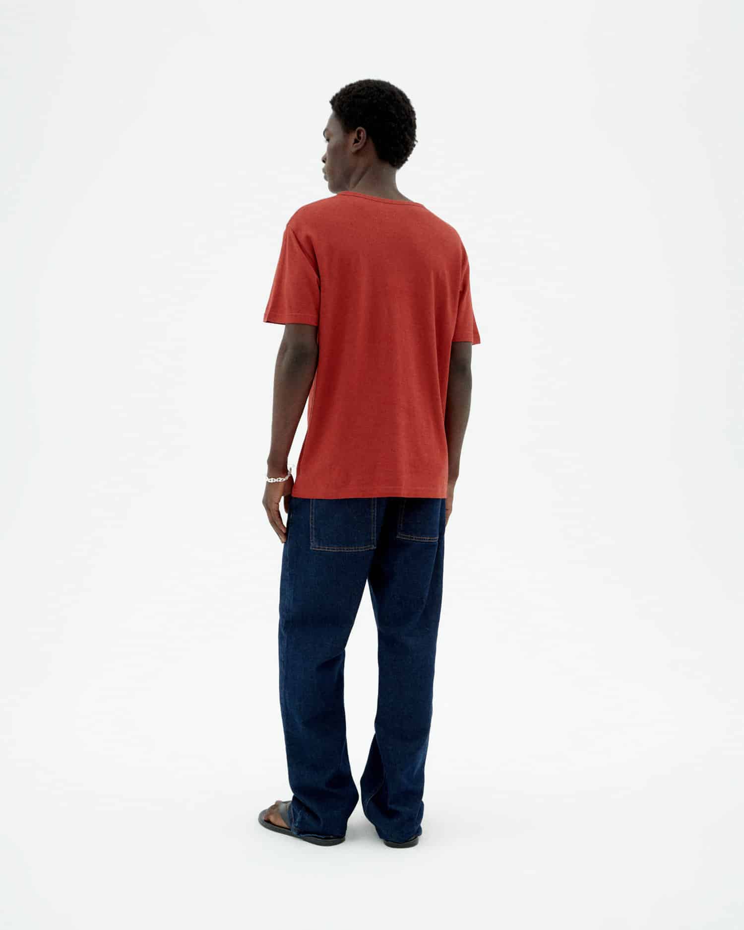 Hemp T-shirt Orange Red