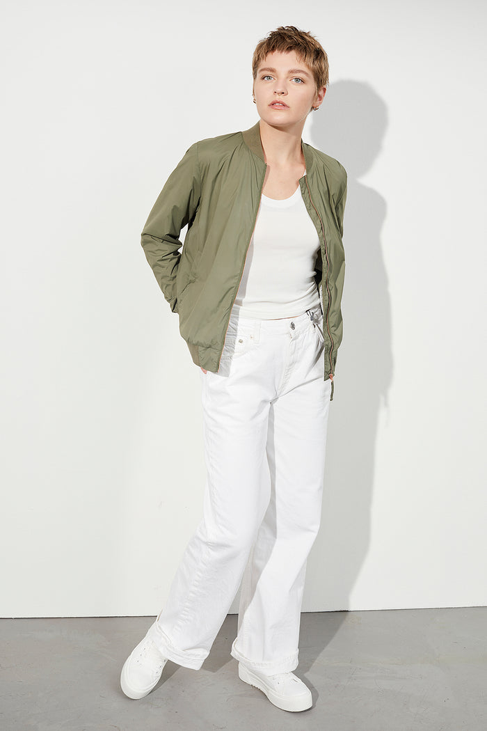 Tamala Recycled Nylon Ultralight Bomber Jacket - LANGERCHEN