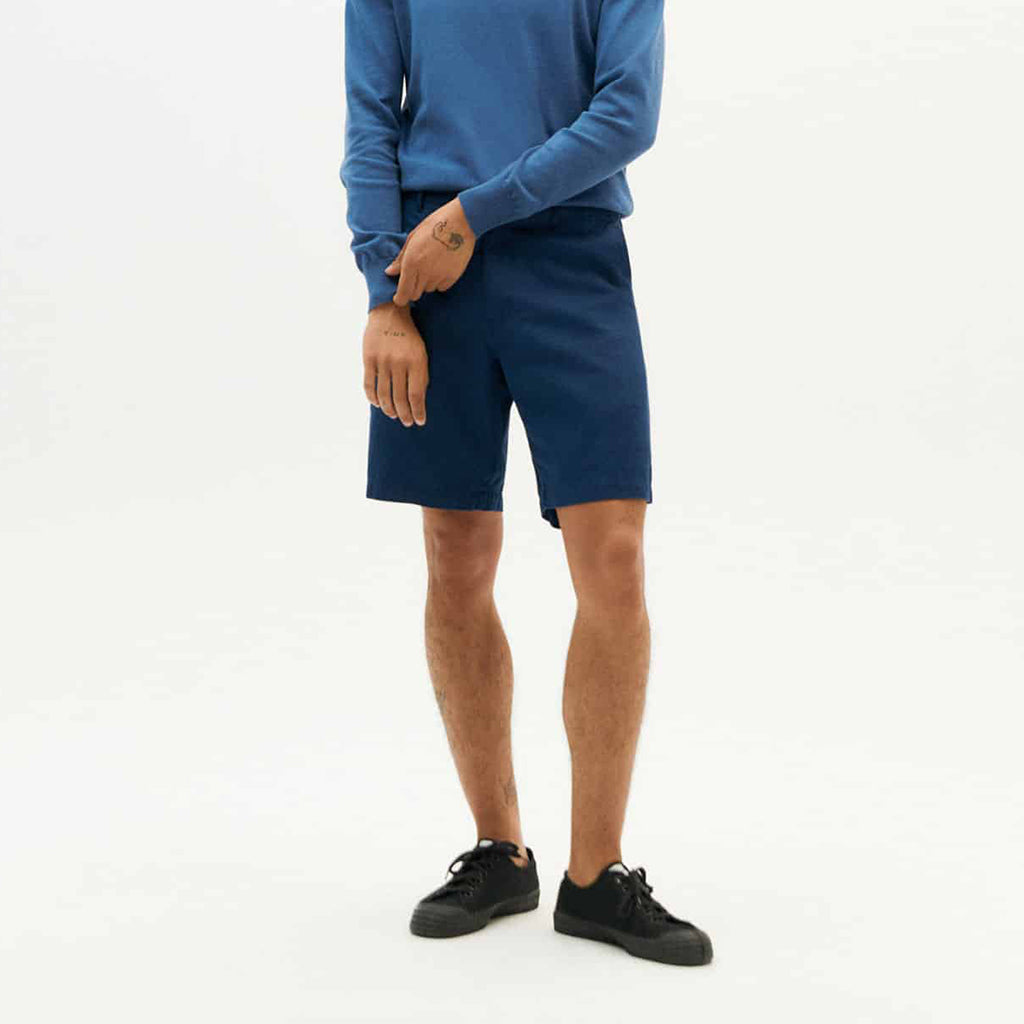 Alex Hemp Shorts Blue Night - THINKING MU