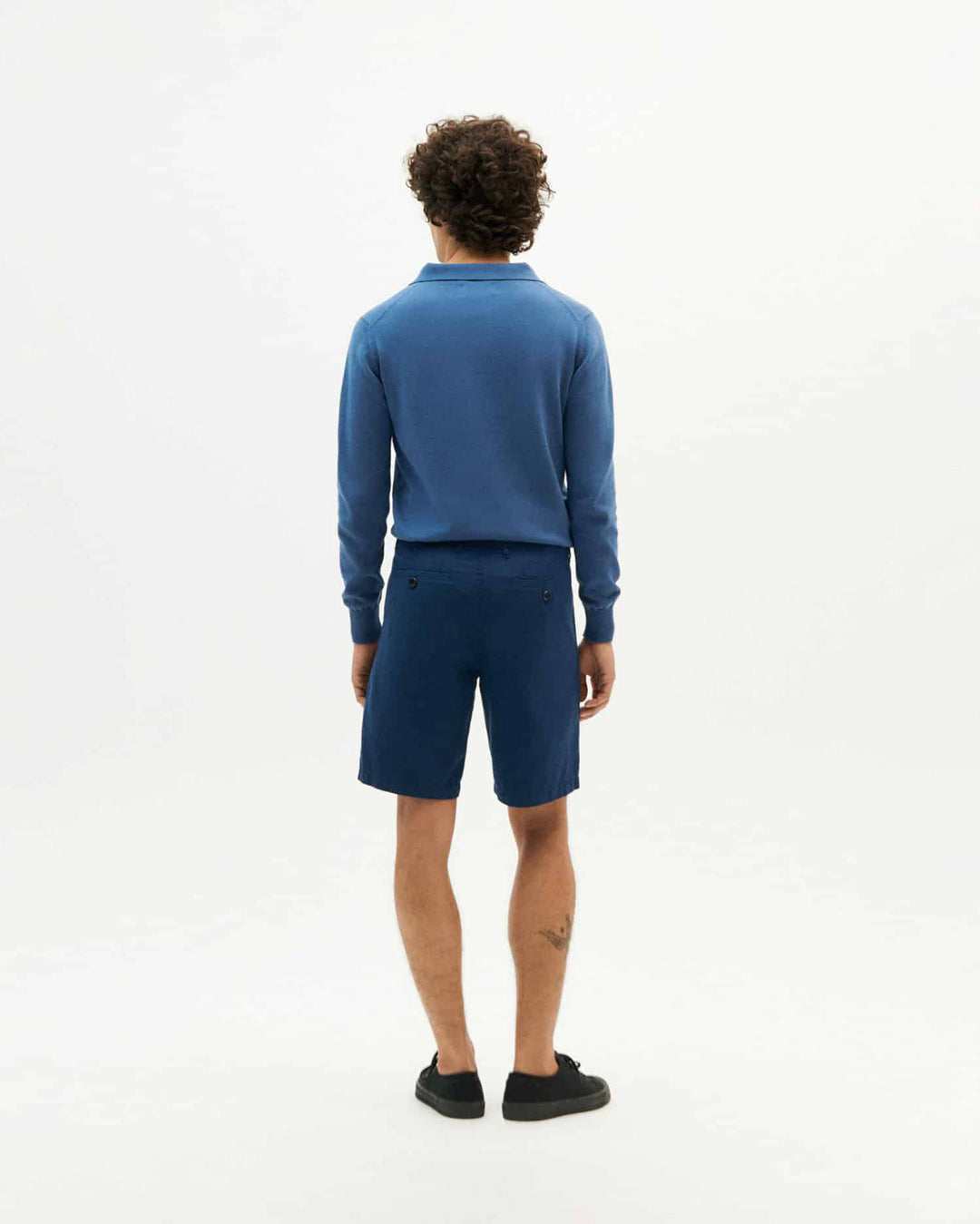 Alex Hemp Shorts Blue Night - THINKING MU