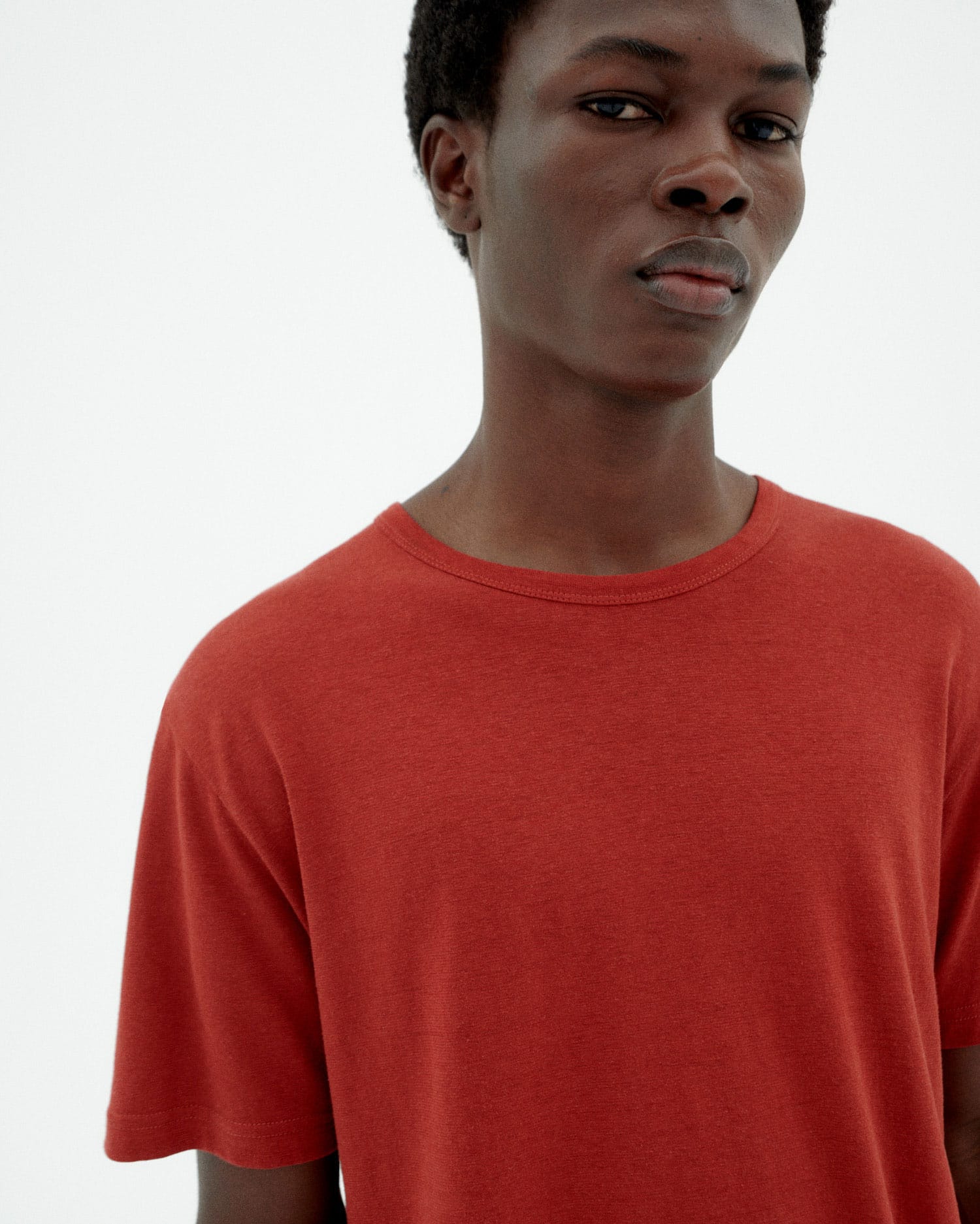 Hemp T-shirt Orange Red