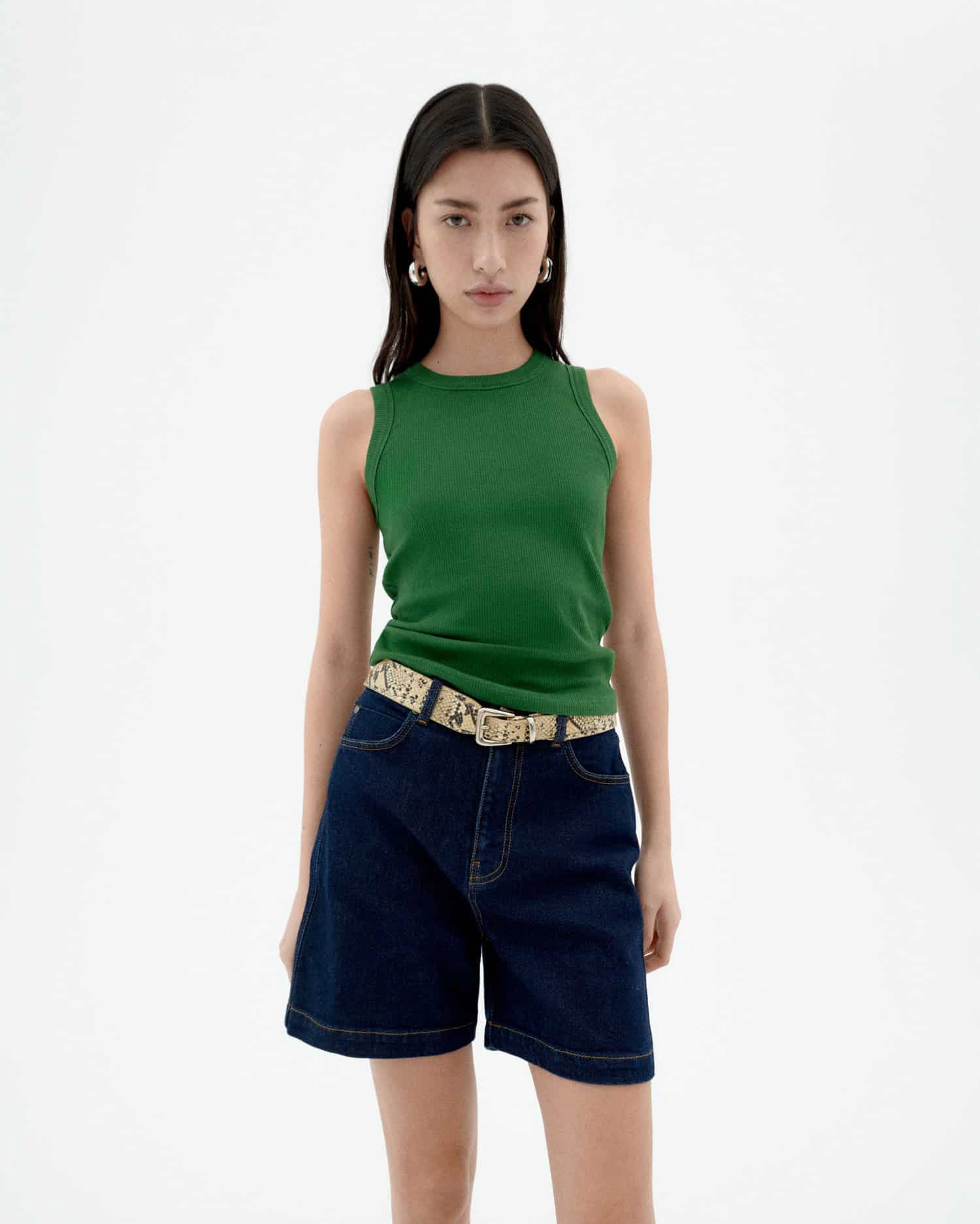 Juliette Tank Top Green Dill