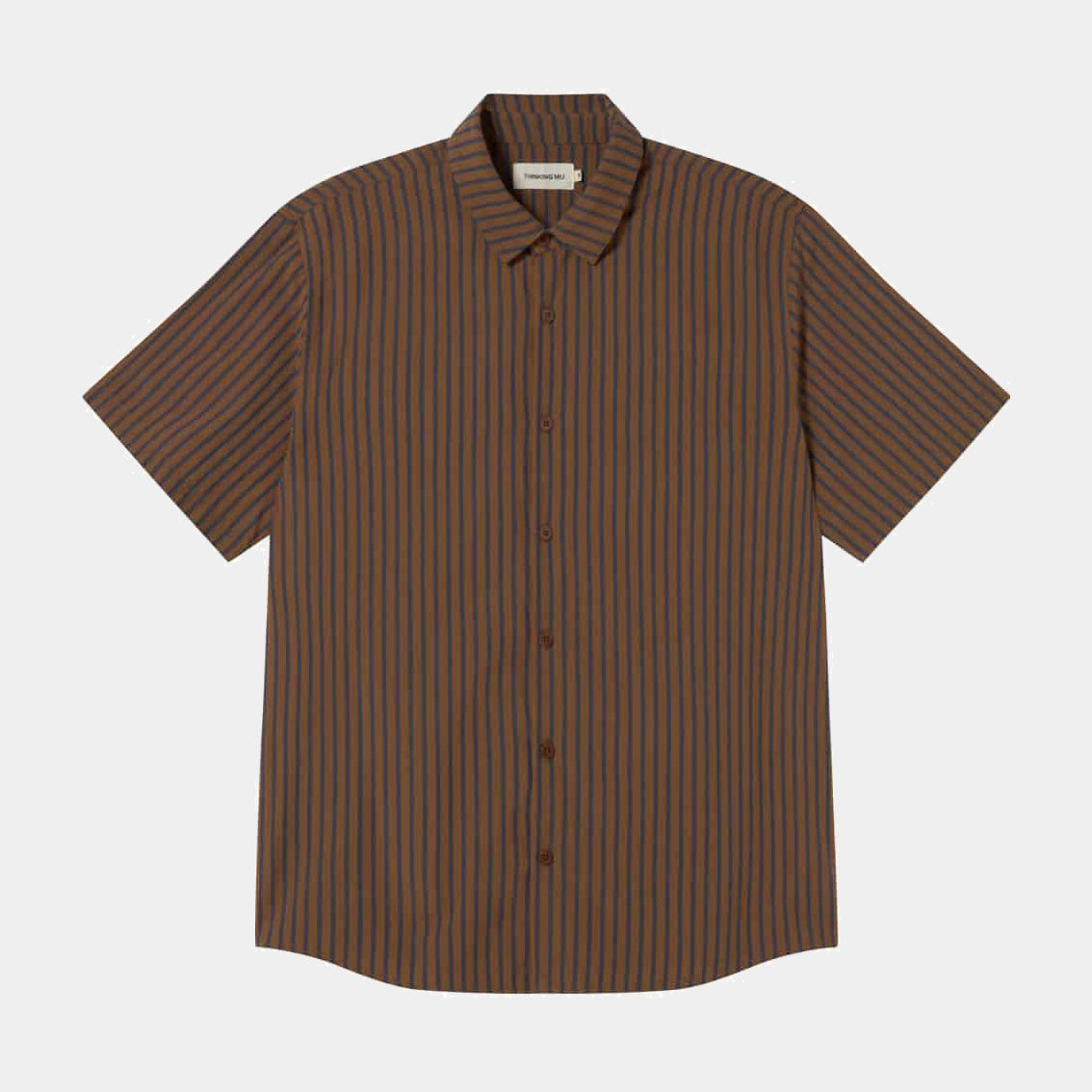 Tom Brown Stripes Kortärmad Skjorta