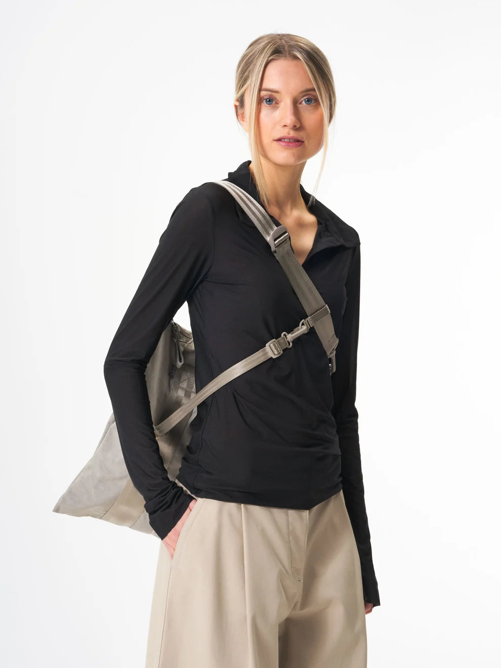 Tote Bag Crinkle Taupe