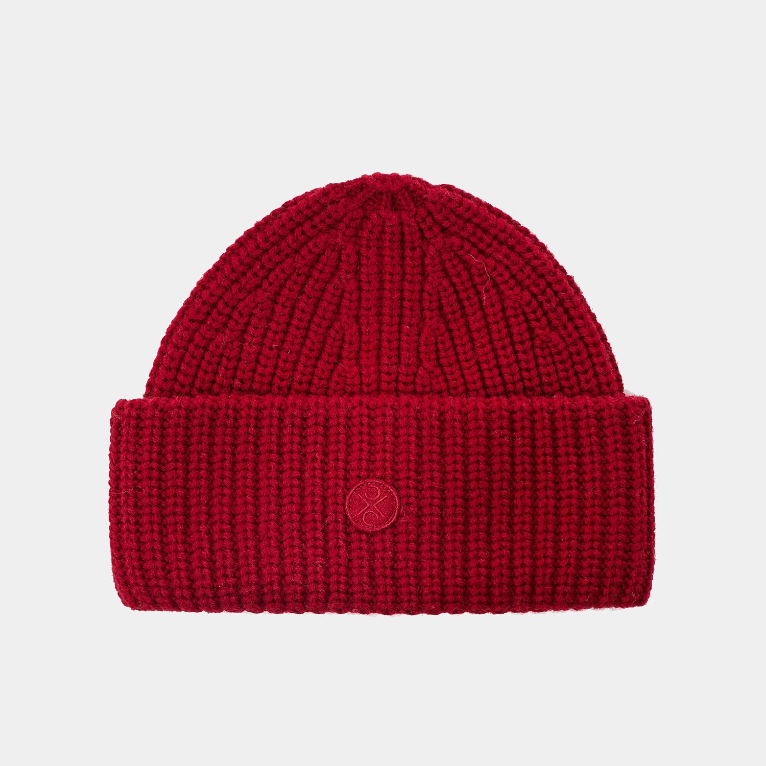 Trenton Organic Wool Beanie Dark Poppy