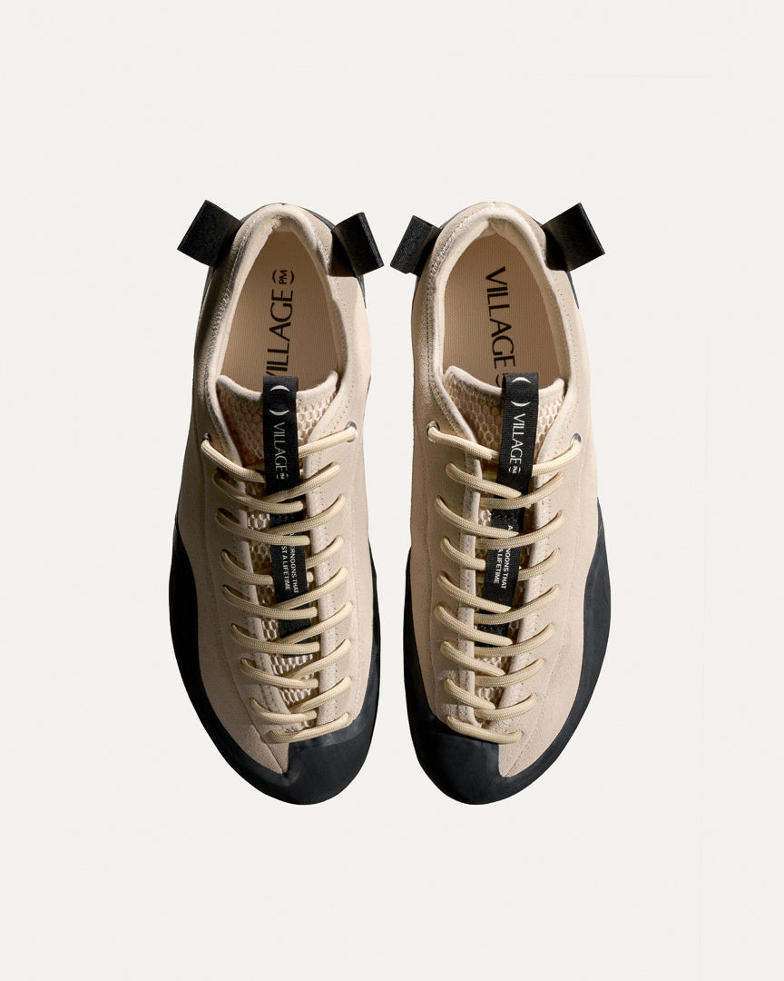 1:00 PM Suede Cream Beige Natural Black