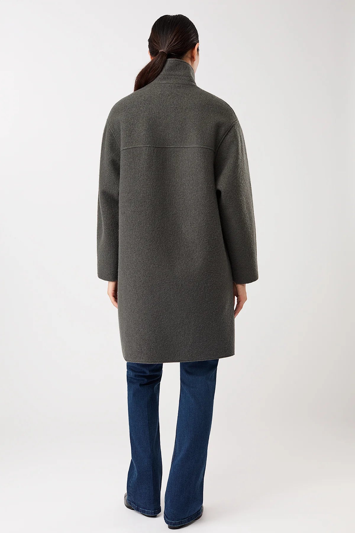 Pennfield Organic Wool Coat Platinum