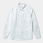 Simon Linen Blend Shirt White